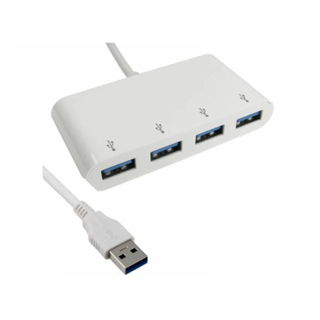 E-GREEN USB 3.0 HUB 4port beli 