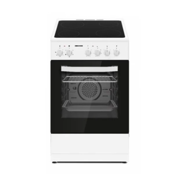 Električni šporet HEINNER HFSC-S56E4VWH 4xstruja/keramika/ventilator/50cm