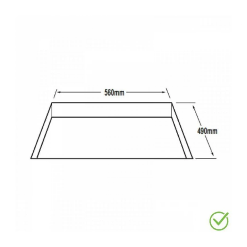 Elica ugradna ploca  RATIO 604 PLUS BL