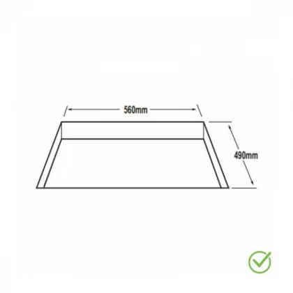 Elica ugradna ploca  RATIO 604 PLUS BL