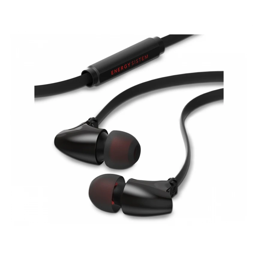 ENERGY SISTEM Energy Earphones 5 ceramic crne bubice sa mikrofonom 