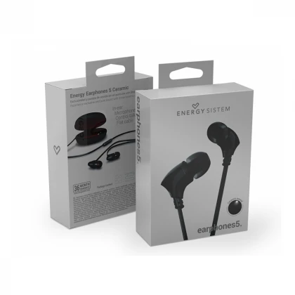 ENERGY SISTEM Energy Earphones 5 ceramic crne bubice sa mikrofonom 