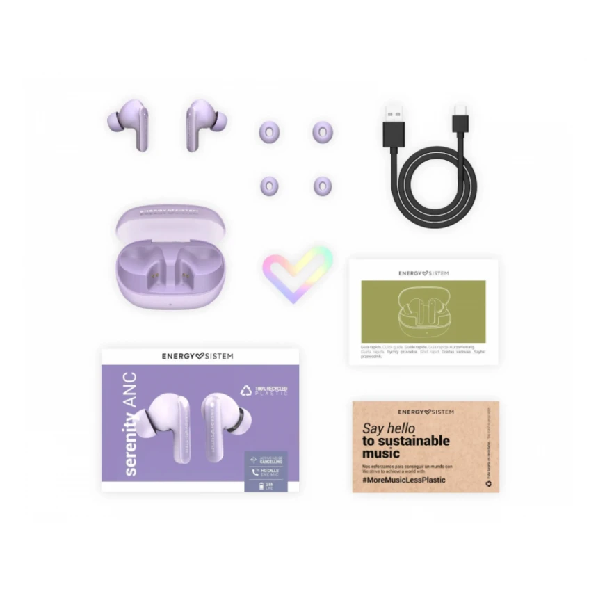 ENERGY SISTEM Lavender Serenity ANC slušalice ljubičaste (M45918) 