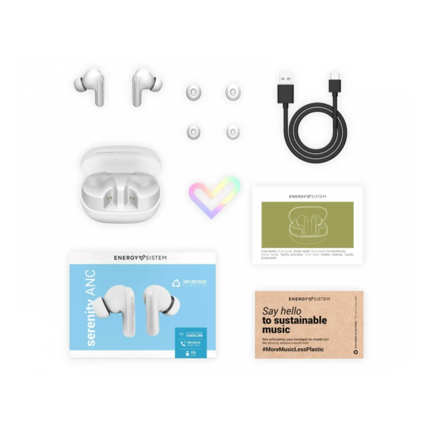 ENERGY SISTEM White Serenity ANC slušalice bele (M45920) 