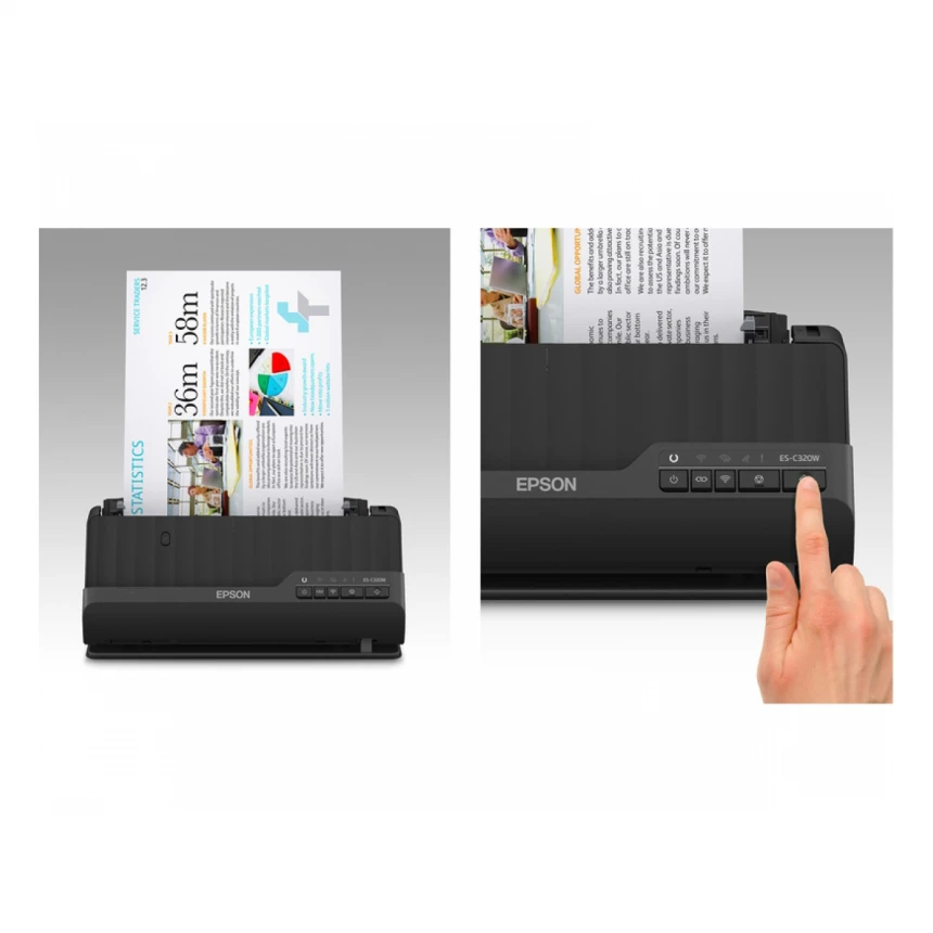 EPSON ES-C320W A4 Wi-Fi skener 