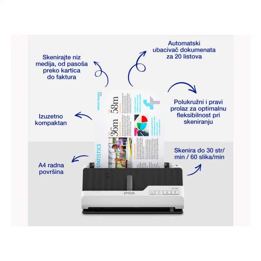 EPSON WorkForce DS-C330 A4 skener 