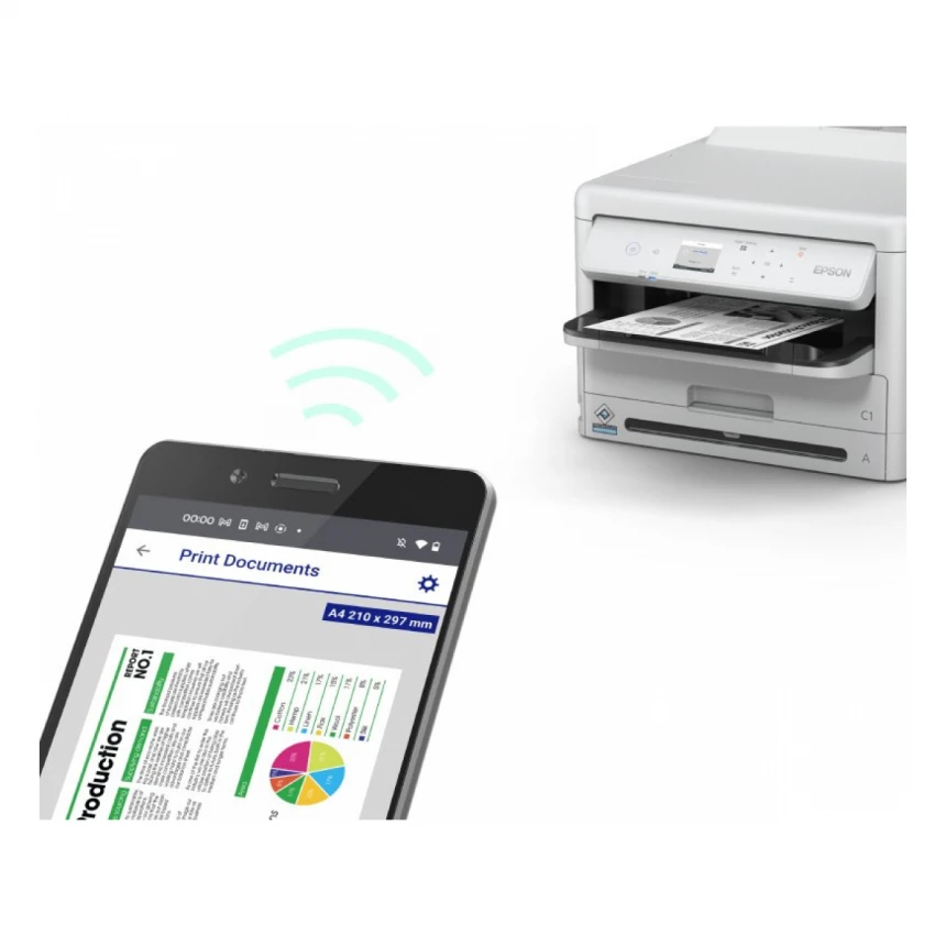EPSON WorkForce Pro WF-M5399DW RIPS wireless inkjet crno-beli štampač 