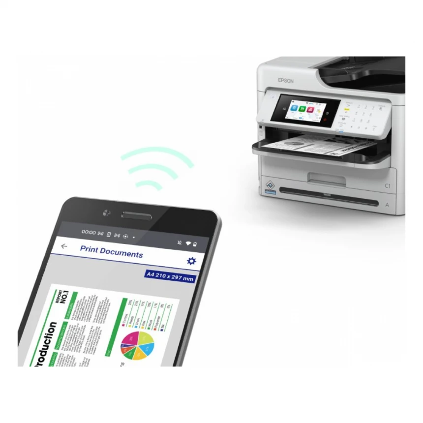 EPSON WorkForce Pro WF-M5899DWF RIPS wireless multifunkcijski inkjet crno-beli štampač 