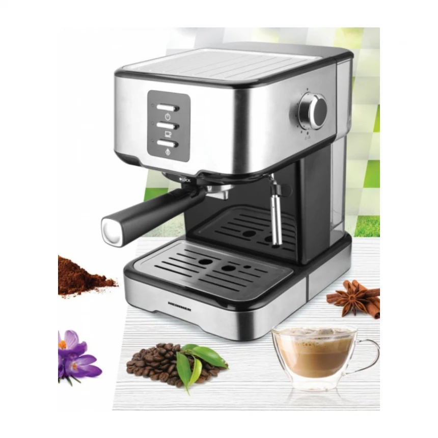 Espresso aparat HEINNER Brasillo HEM-850IXBK 15bar/1,5l/Inox