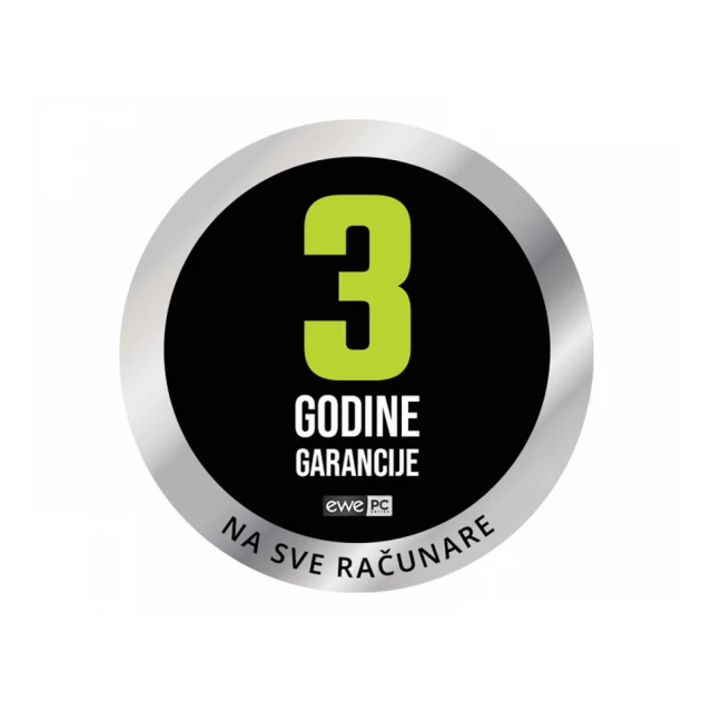 EWE PC AMD GAMING računar Ryzen 7 9800X3D 32GB 1TB RTX5070 12GB 