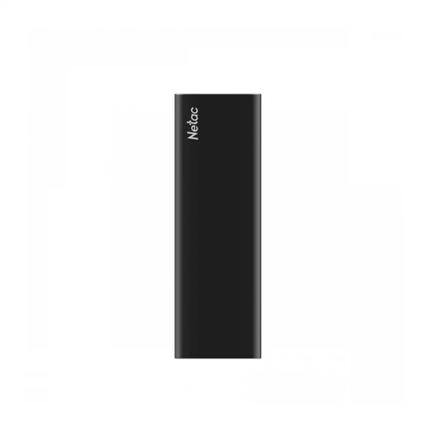Externi SSD 2TB Netac Z SLIM Black USB3.2 Gen2 Type-C, NT01ZSLIM-002T-32BK