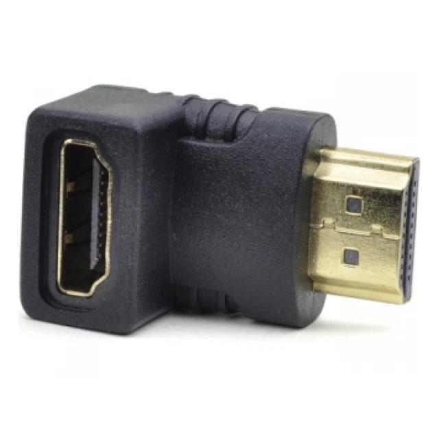 FAST ASIA Adapter HDMI (M) - HDMI (F) crni ugaoni 