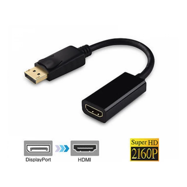 FAST ASIA Adapter-konvertor Display Port na HDMI 4 K 