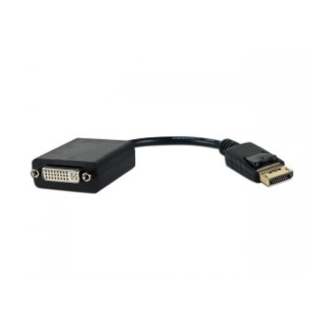 FAST ASIA Adapter - konvertor DisplayPort (M) to DVI-I (F) crni 