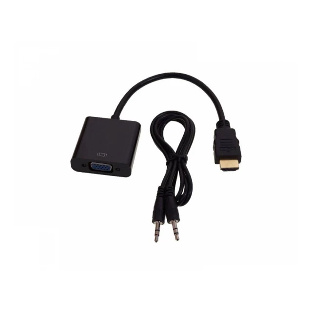 FAST ASIA Adapter-konvertor HDMI na VGA+Micro+Audio (m/ž) 