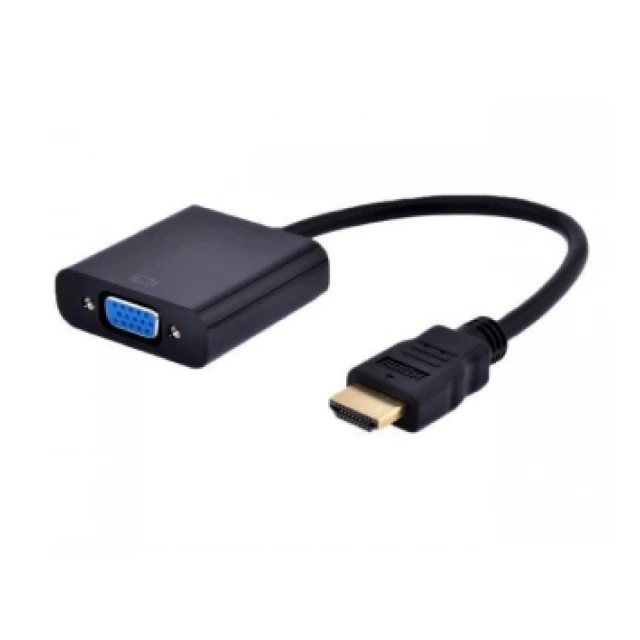 FAST ASIA Adapter-konvertor HDMI (M) - VGA (F) crni 