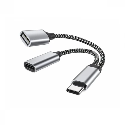 FAST ASIA Adapter Tip C na Tip C (z) + USB (z) 
