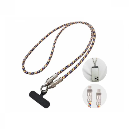 FAST ASIA Kabl TIP C na TIP C 1.20m,(za nošenje oko vrata) šareni 