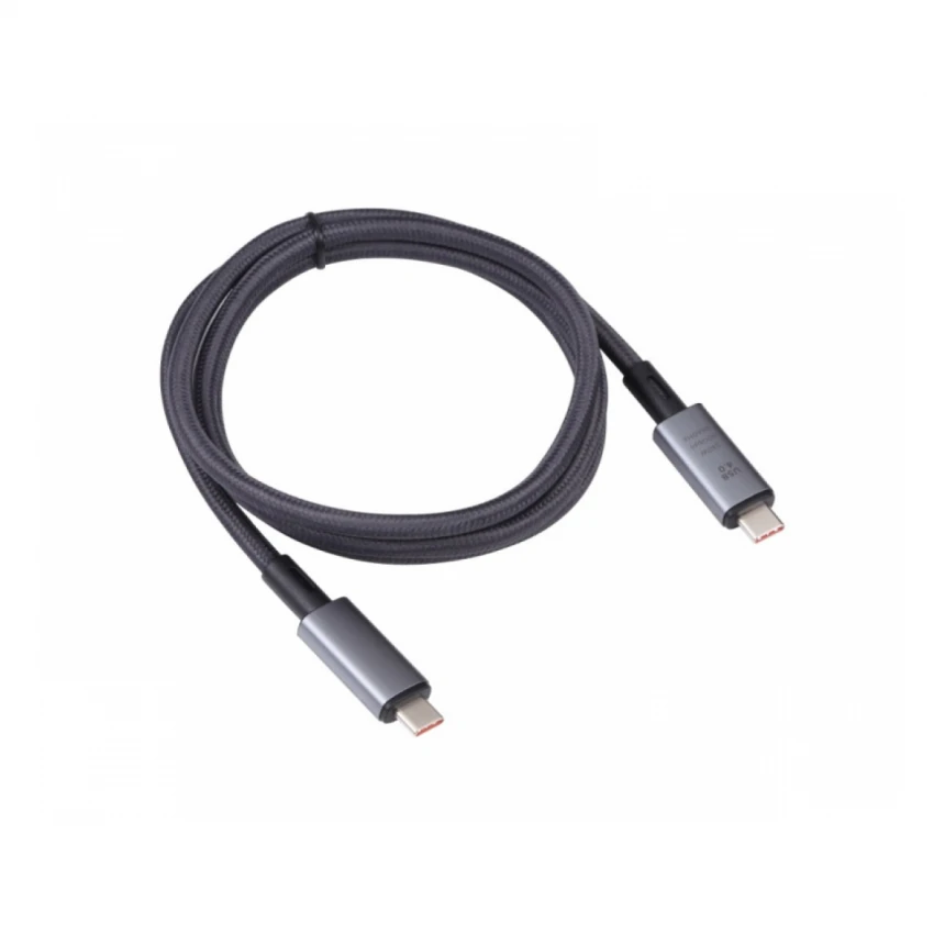 FAST ASIA Kabl USB 4.0 Tip-C (M/M) 8K/60 Hz, 240W 2m, crni