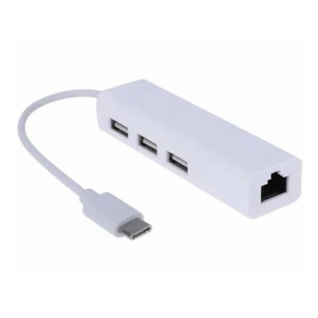 FAST ASIA USB 3.1 TIP C na 3x HUB + RJ45 