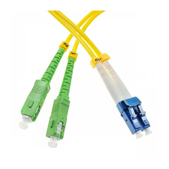 Fiber duplex patch cord kabl SC/APC - LC/UPC singlemode 9/125 mikrona dužine 5m