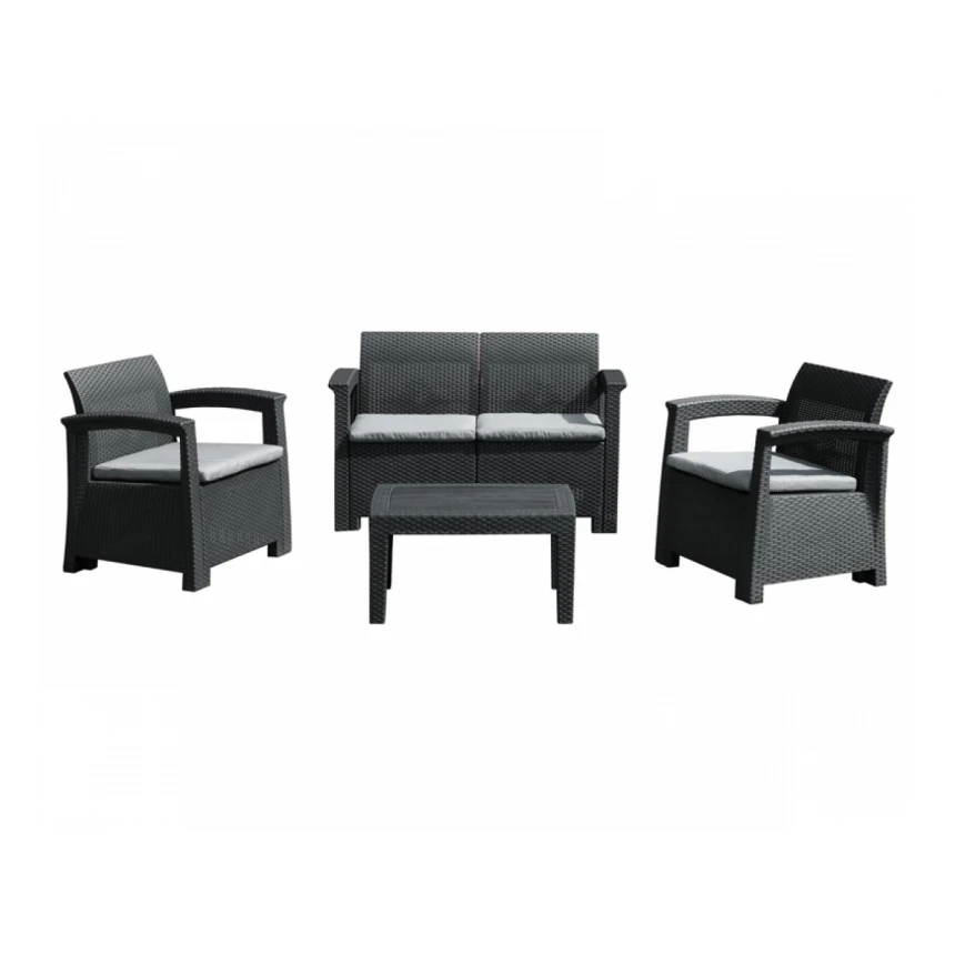 FIELDMANN FDZN 3050 Baštenska garnitura u ratan dizajnu 