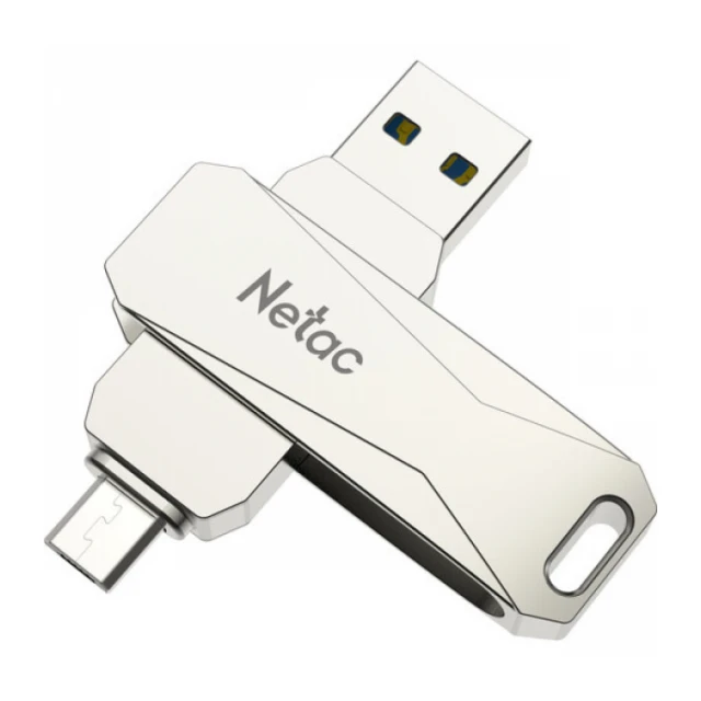 Flash Drive Dual Netac 64GB U782C USB3.0+TypeC NT03U782C-064G-30PN