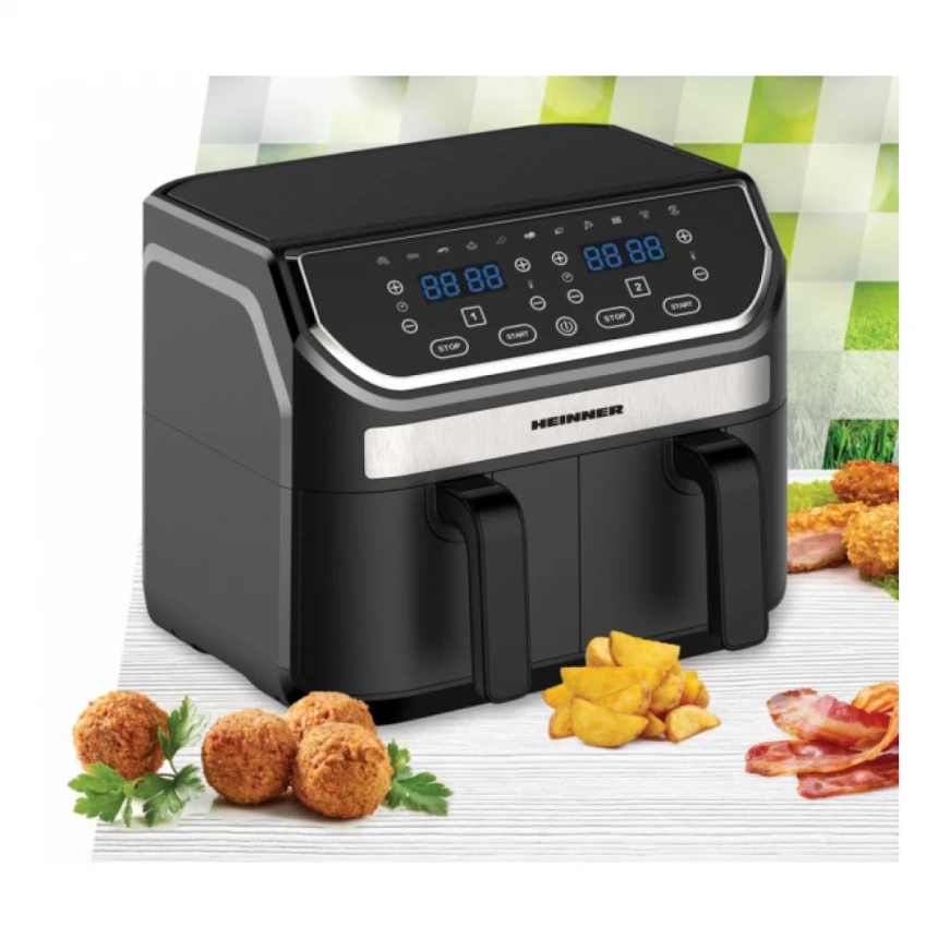 Friteza Air Fryer HEINNER HAF-KDB1700BK 1700W/8.5l/crna