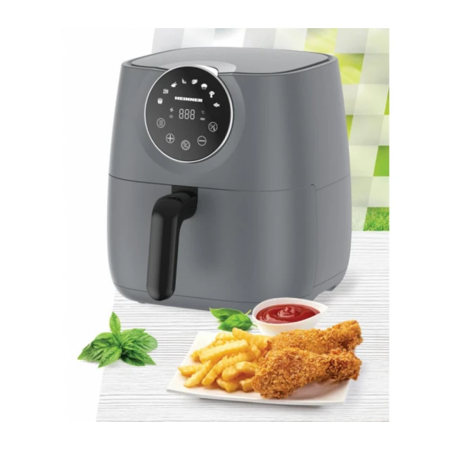 Friteza Air Fryer HEINNER HAF-B6GREY1700 1700W/5,7l/siva