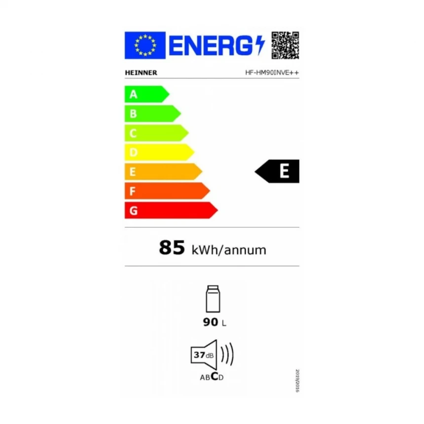 Frižider HEINNER HF-HM90INVE++90l/48x45x85 cm beli