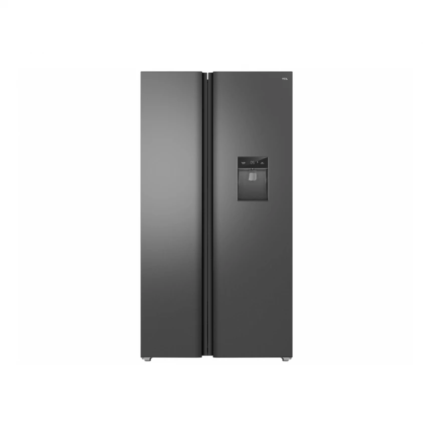 Frižider TCL RP631SSE1/samostojeci/kombinovani/SbS/Total No Frost/E/631L/176,8x92x73,5cm/siva