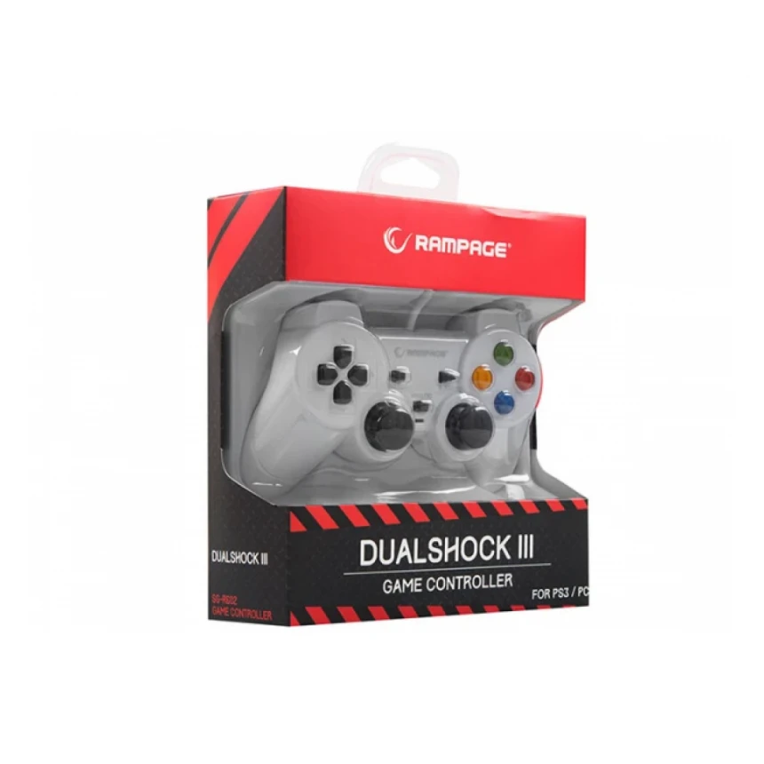 Gamepad USB Rampage SG-R602 PS3/PC 1.8m beli 30493