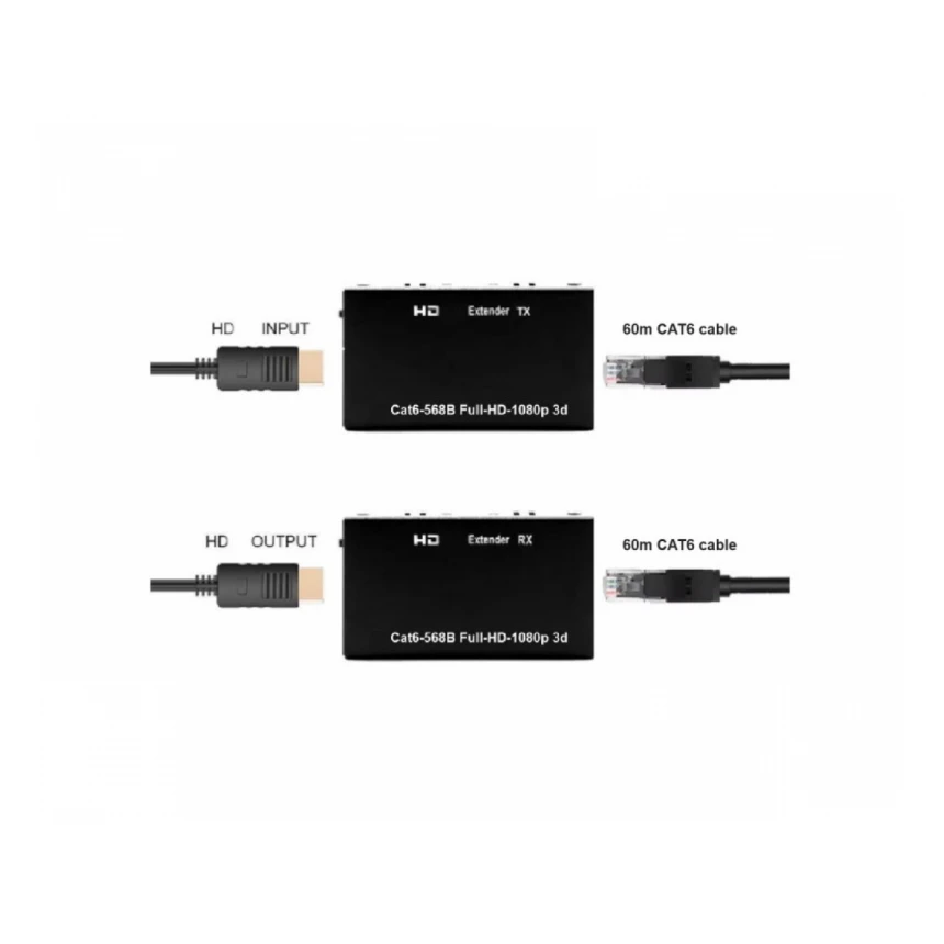 GEMBIRD DEX-HDMI-06 HDMI Ekstender 60m active 
