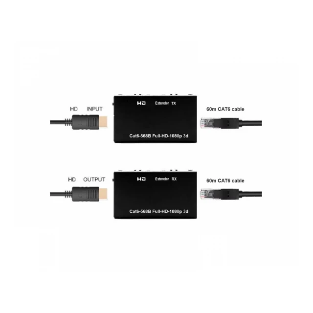 GEMBIRD DEX-HDMI-06 HDMI Ekstender 60m active 
