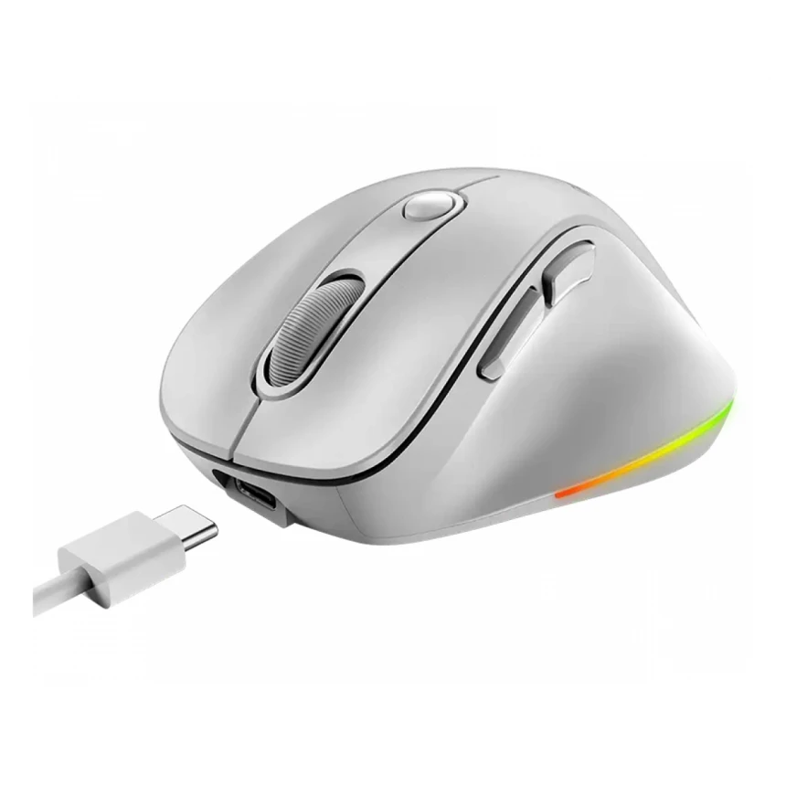 GENIUS Ergo 9000S Pro Pearl White USB Bežični beli miš 