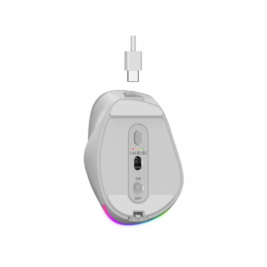 GENIUS Ergo 9000S Pro Silver USB Bežični sivi miš 