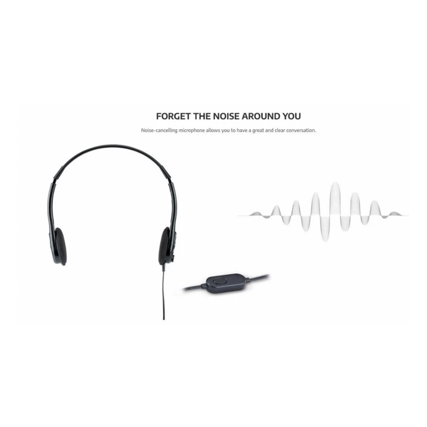 GENIUS HS-200C +Single Jack Cable slušalice sa mikrofonom