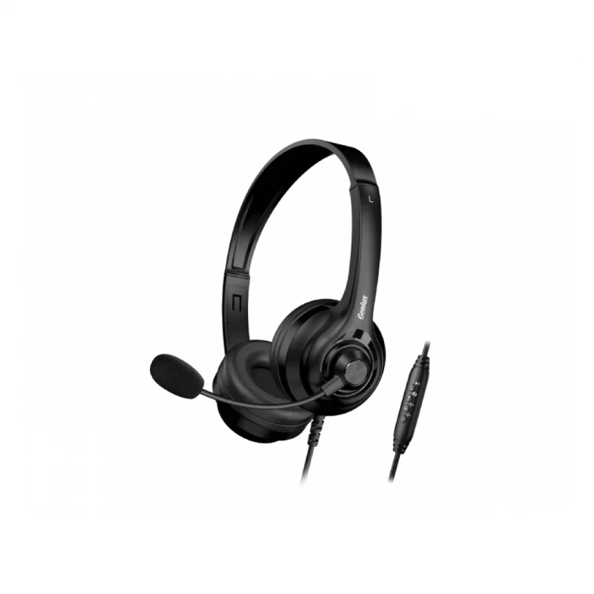 GENIUS HS-235U AI USB slušalice sa mikrofonom crne 