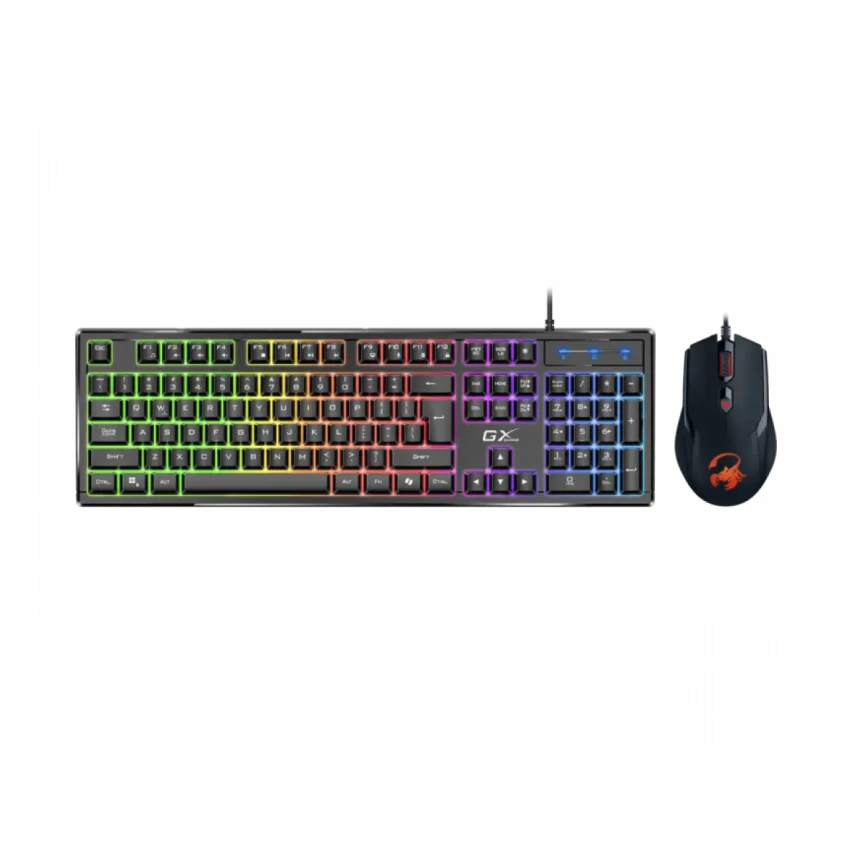 GENIUS Scorpion KM-GX6 Gaming RGB USB US crna tastatura +  miš 