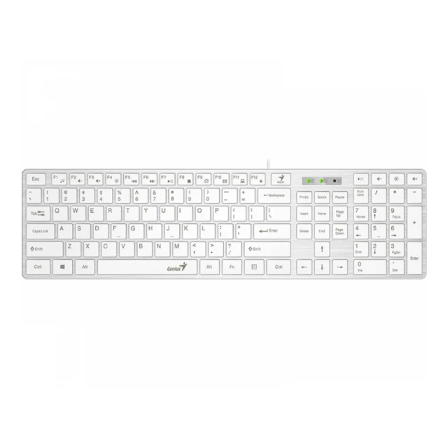 GENIUS SlimStar 126 USB US bela tastatura 