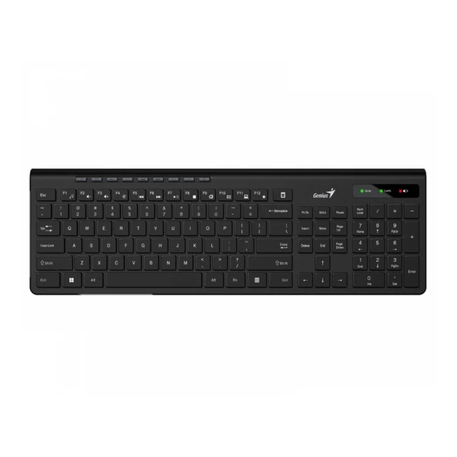 GENIUS SlimStar 7230 USB US wireless crna tastatura 