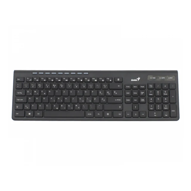 GENIUS SlimStar 7230 USB YU wireless crna tastatura 