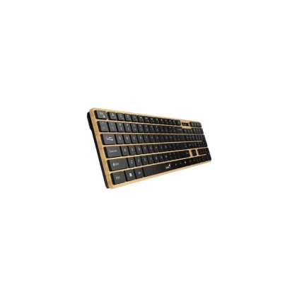 GENIUS SlimStar 7250BT, AI, Pine Wood US wireless tastatura 