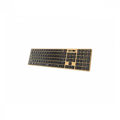 GENIUS SlimStar 7250BT, AI, Pine Wood YU wireless tastatura 