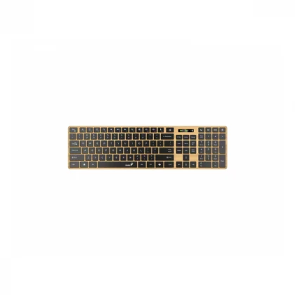 GENIUS SlimStar 7250BT, AI, Pine Wood YU wireless tastatura 