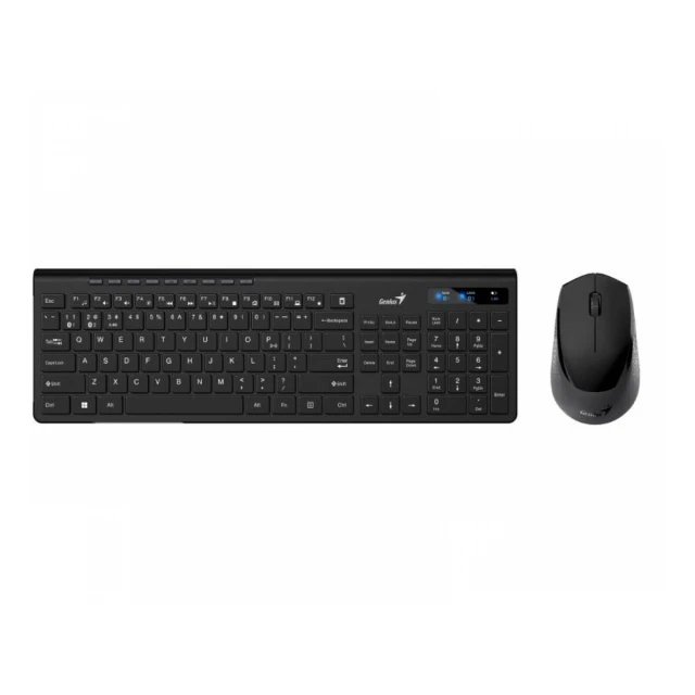 GENIUS SlimStar 8230 Wireless USB US crna tastatura+ miš 