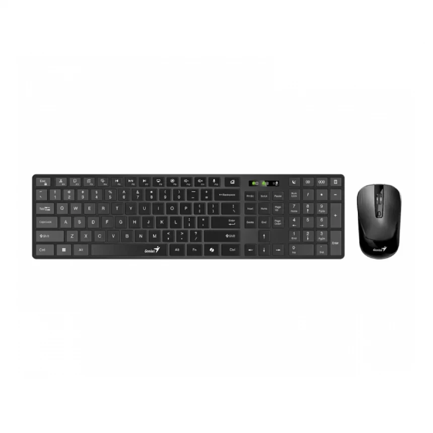 GENIUS SlimStar 8250 Wireless USB US crna tastatura+ miš