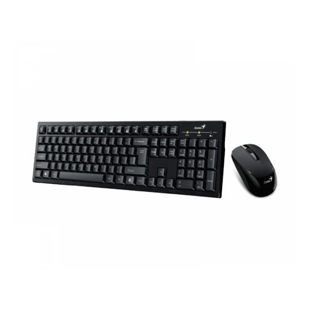 GENIUS Smart KM-8101 Wireless USB US crna tastatura + miš 