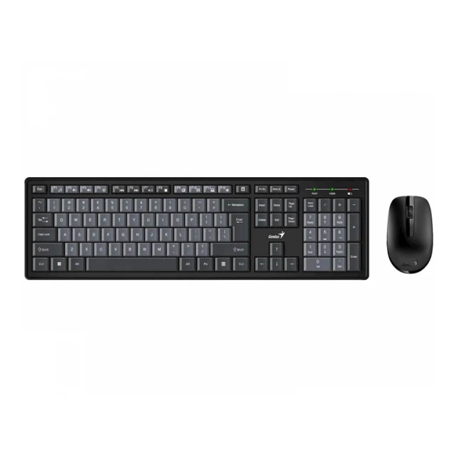 GENIUS Smart KM-8200 Wireless USB US crna tastatura + miš 