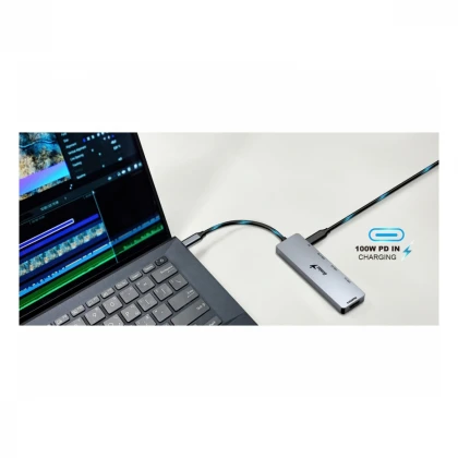 GENIUS UH-500 5-in-1 USB Hub srebrni 